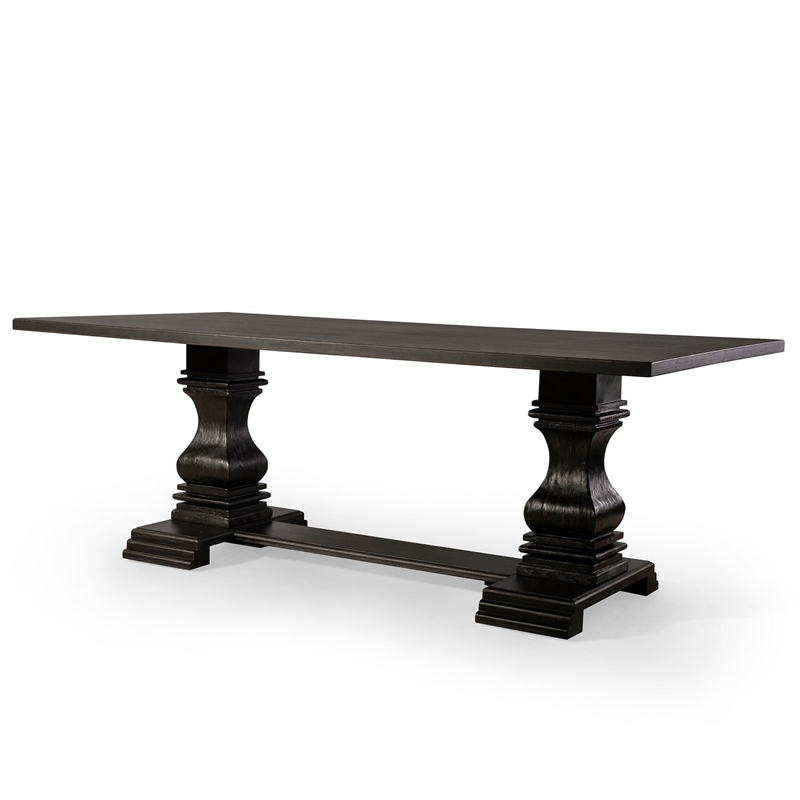 Furniture of America Kabini Wood 7-Piece Dining Set in Beige