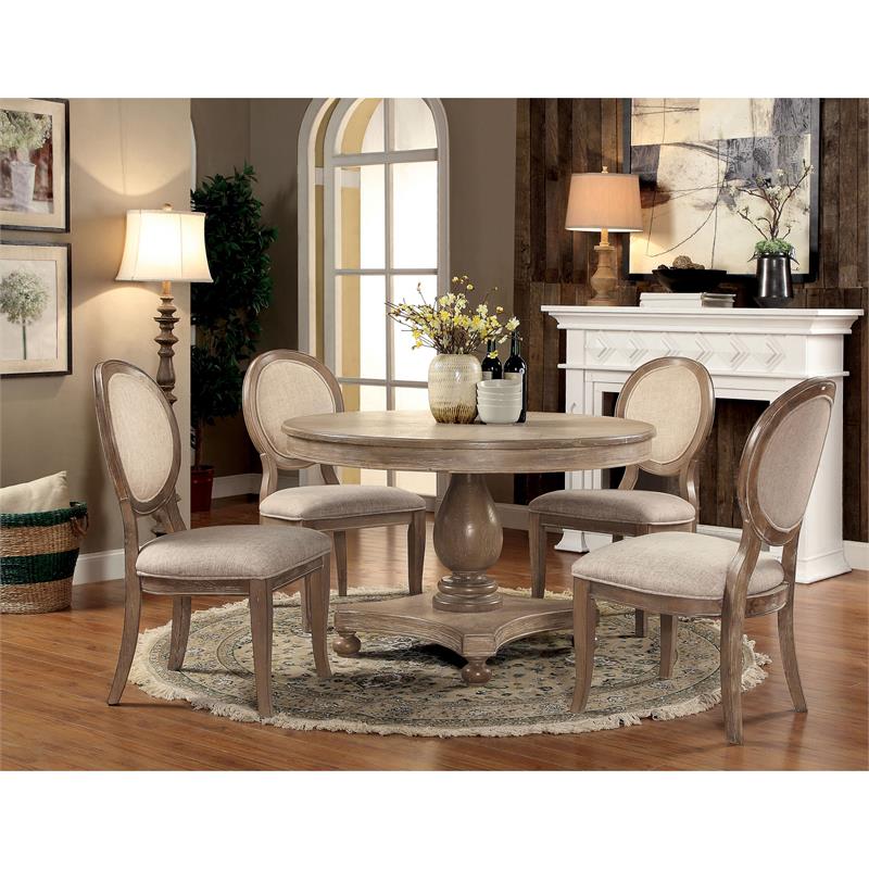 5 piece solid discount wood dining set