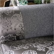 Furniture of America Eston Traditional Chenille Upholstered Loveseat in Gray