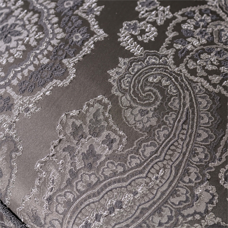 Furniture of America Eston Traditional Chenille Upholstered Loveseat in Gray