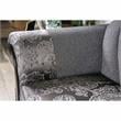 Furniture of America Eston Traditional Chenille Upholstered Sofa in Gray