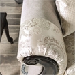 Furniture of America Eston Traditional Chenille Upholstered Loveseat in Ivory