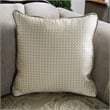 Furniture of America Eston Traditional Chenille Upholstered Sofa in Ivory