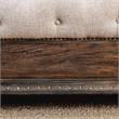 FOA Kai 2pc Natural Tone Wood Bedroom Set - Queen + Nightstand