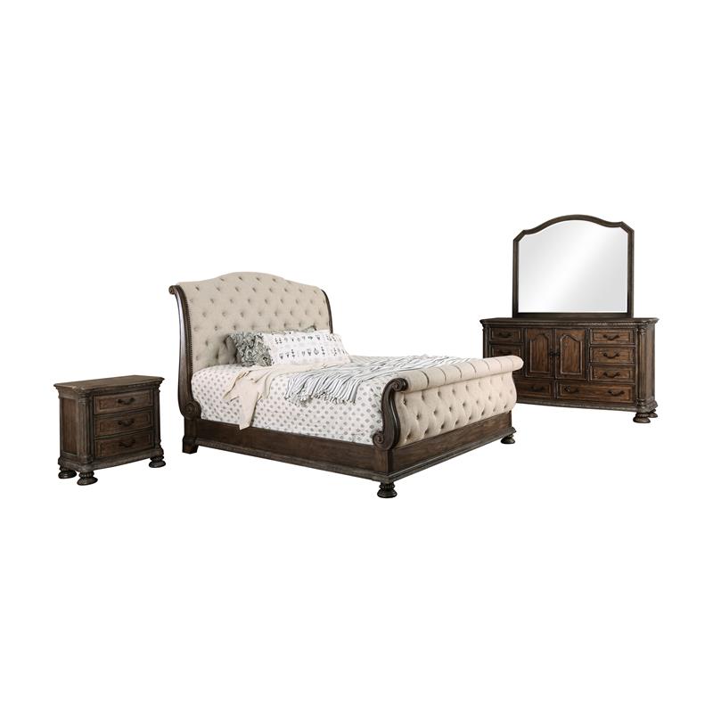 Tommy Bahama Home Kingstown Sovereign Wood Poster Bed 4 Piece Bedroom