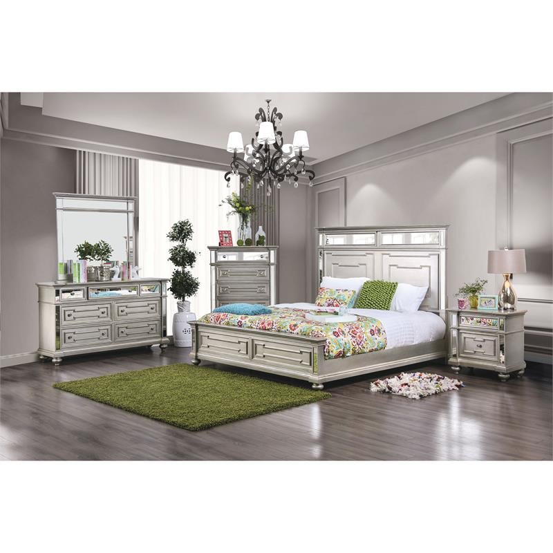 Furniture of america farrah 7 drawer mirrored dresser discount