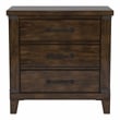 FOA Andrew 2pc Dark Walnut Solid Wood Bedroom Set - Queen + Nightstand