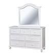 Furniture of America Noell Solid Wood 7-Drawer Dresser in White