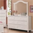 Furniture of America Noell Solid Wood 7-Drawer Dresser in White