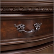 Furniture of America Cheston Wood 2-Piece Dresser with Mirror in Brown Cherry