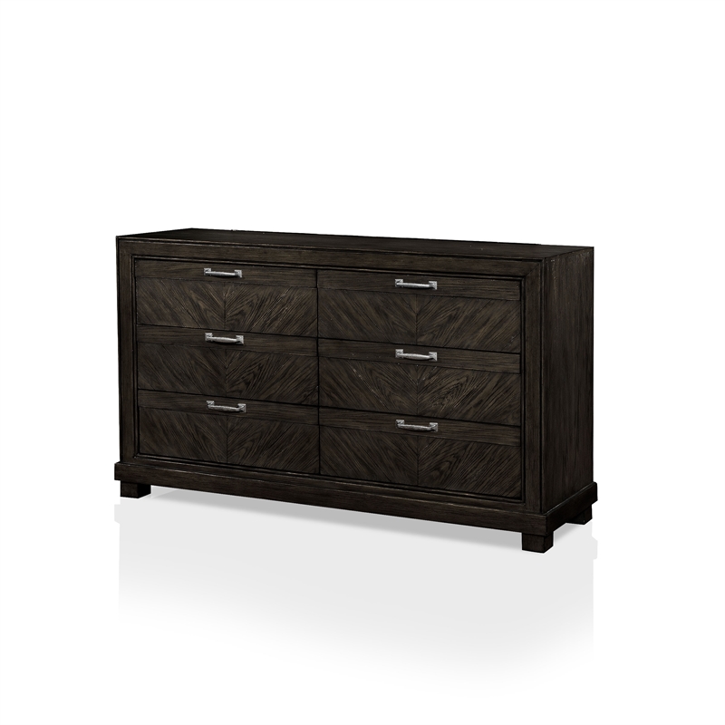 Furniture Of America Reauso Solid Wood, Double Dresser Solid Wood