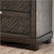 Furniture of America Reauso Solid Wood 6-Drawer Double Dresser in Espresso