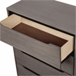 FOA Belkor 3-Piece Gray Solid Wood Bedroom Set - Cal King + Nightstand + Chest