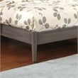FOA Belkor 3-Piece Gray Solid Wood Bedroom Set - King + Nightstand + Chest