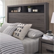 FOA Drummond 3-Piece Gray Wood Panel Bedroom Set - Queen + 2 Nightstands