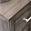 Furniture of America Vela 2-Piece Wood Dresser and Mirror in Gray