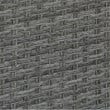 Furniture of America Vorelli Aluminum and Rattan Patio Loveseat in Gray