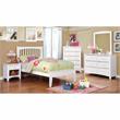 Furniture of America Dimanche Solid Wood 6-Drawer Double Dresser in White