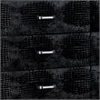 Furniture of America Rachel Contemporary Solid Wood 9-Drawer Dresser in Black