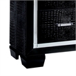 Furniture of America Rachel Contemporary Solid Wood 9-Drawer Dresser in Black