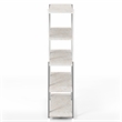 Furniture of America Ketano Metal 4-Shelf Bookcase in Chrome