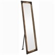 Furniture of America Otto Metal Framed Standing Mirror in Sand Black Finish