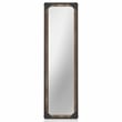 Furniture of America Otto Metal Framed Standing Mirror in Sand Black Finish
