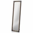 Furniture of America Otto Metal Framed Standing Mirror in Sand Black Finish