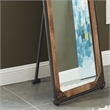 Furniture of America Otto Metal Framed Standing Mirror in Sand Black Finish