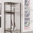 Furniture of America Amarone Wood Multi Storage Wine Rack in Gray