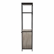 Furniture of America Amarone Wood Multi Storage Wine Rack in Gray