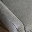 Furniture of America Walsh Mid-Century Fabric Tufted Accent Chair in Light Gray