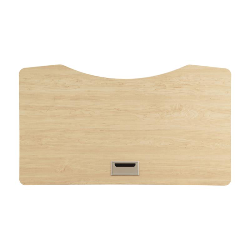 Furniture of America Glenda Metal Adjustable Short Standing Desk in Black