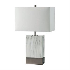 Furniture of America Marisa Contemporary Metal Table Lamp in Silver
