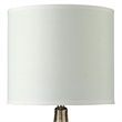 Furniture of America Harrington Contemporary Glass Table Lamp in Amber Orange