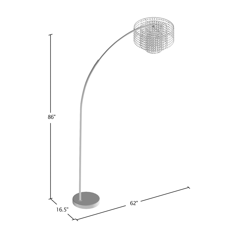 Furniture of America Bentley Contemporary Metal 62