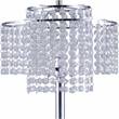 Furniture of America Monique Contemporary Metal Table Lamp in Chrome
