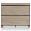 Furniture of America Lockbridge Modern Wood 8-Shelf Buffet in Natural Oak