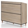 Furniture of America Lockbridge Modern Wood 8-Shelf Buffet in Natural Oak