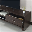 Furniture of America Waggoner Modern Wood 70-Inch TV Stand in Brown Wenge