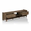 Furniture of America Waggoner Modern Wood 70-Inch TV Stand in Walnut