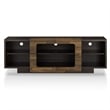 Furniture of America Wood Storage 62-Inch TV Stand in Brown Wenge