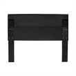 Furniture of America Ramone Faux Leather King Platform Bed in Espresso
