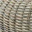 Furniture of America Lafleur Transitional Cobu Rattan Coffee Table in Brown