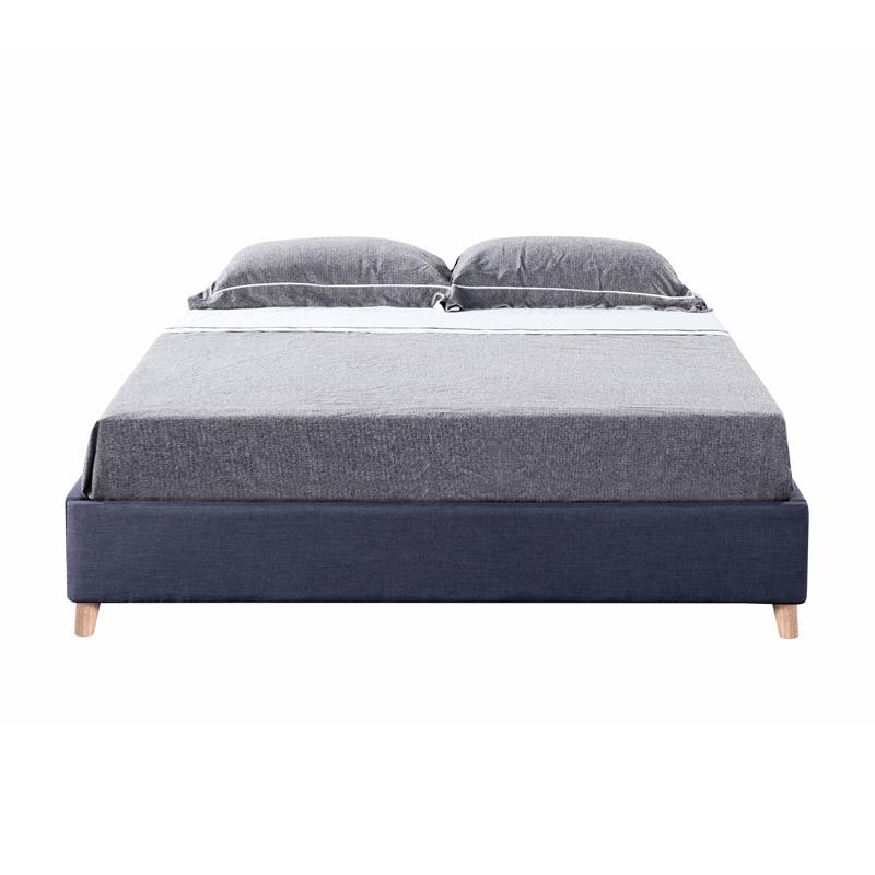 Furniture of America Goolsby Wood Full Foundation Bed in Dark Gray