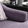 Furniture of America Allyson Transitional Chenille Loveseat in Purple