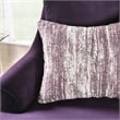 Furniture of America Allyson Transitional Chenille Loveseat in Purple