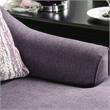 Furniture of America Allyson Transitional Chenille Sofa in Purple