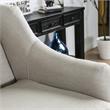 Furniture of America Hollie Transitional Fabric 2-Piece Sofa Set in Ivory