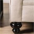 Furniture of America Hollie Fabric Upholstered Loveseat in Ivory